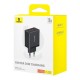 Мережевий зарядний пристрій Baseus Cube Fast Charger 2U+C 30W Cluster Black P10111402113-00